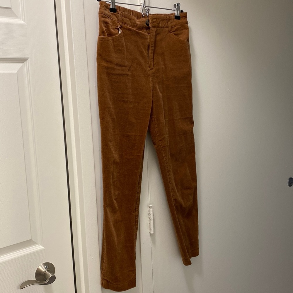 Brown corduroy pants